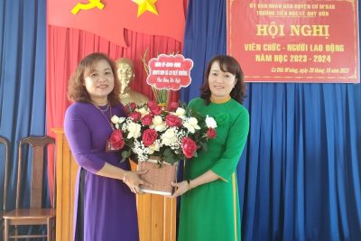 Trường tiểu học Lê Quý Đôn Tổ chức Hội nghị Viên chức người lao động năm học 2023-2024